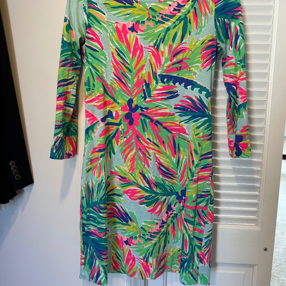 Boat neck Lilly Pulitzer shirt dress